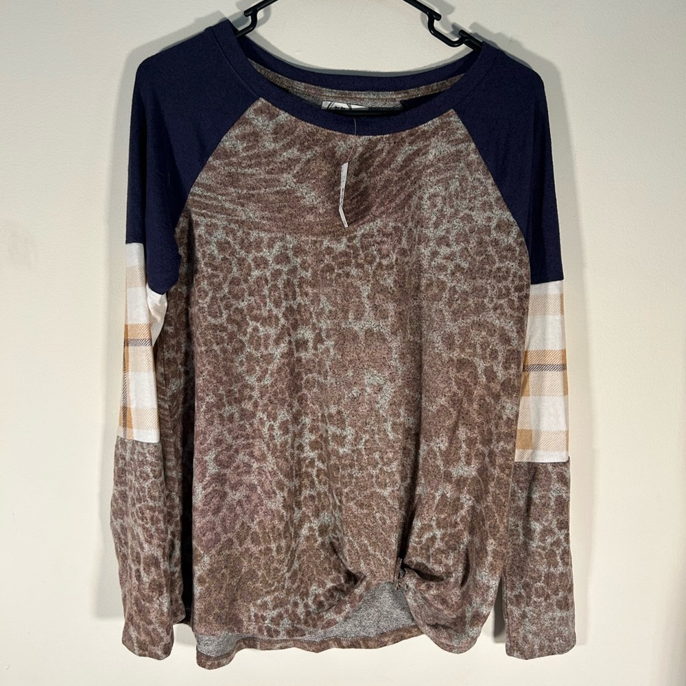 Stylish Leopard Print Women's Top